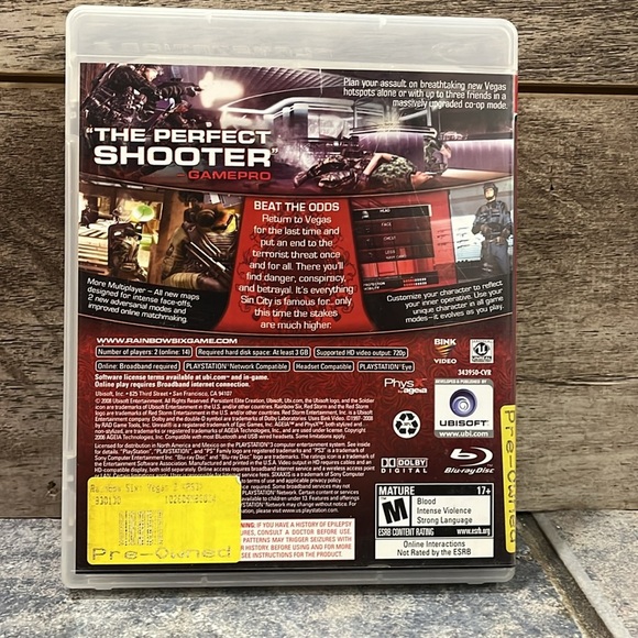 5 for $60 - Tom Clancy's Rainbow Six: Vegas 2 for PlayStation 3 - Picture 4 of 4